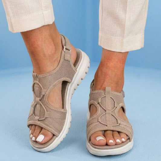 Orthopedic Mesh Sport Sandals - Buckle Closure & Treading Outsole